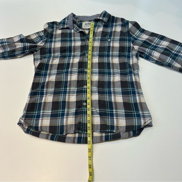 Urban Pipeline Blue Green Cotton Flannel Size S - Picture 4 of 13